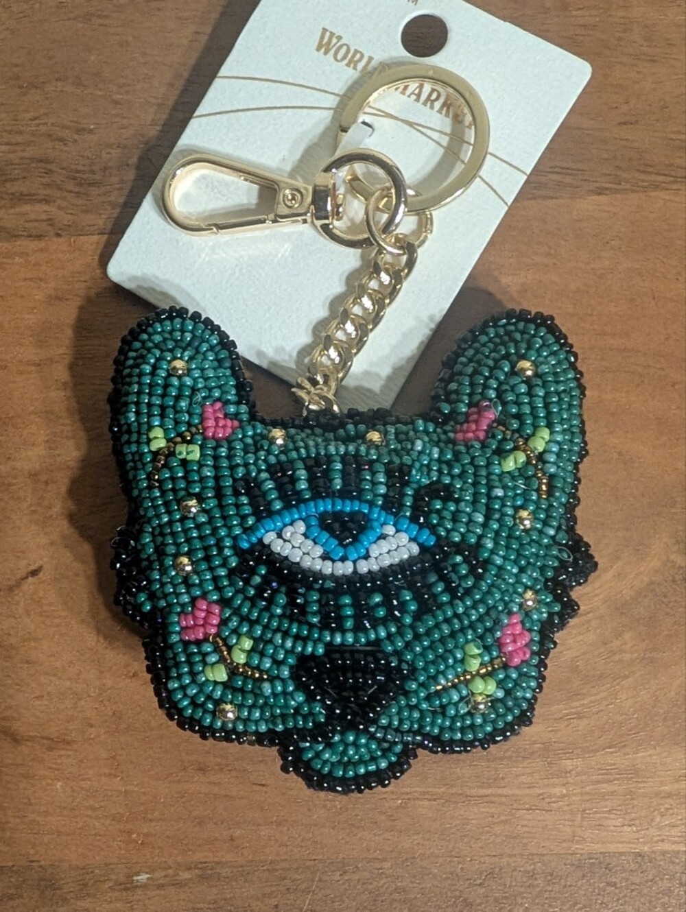 Hand Beaded Bag Charm Lot; 10pcs From World Market - Picture 5 of 16